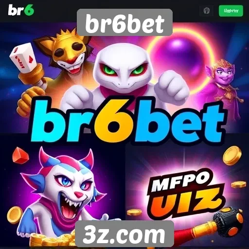 Variedade de jogos disponíveis no br6bet